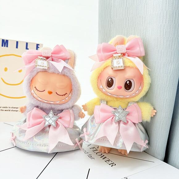 Clothes only!! Labubu 17cm keychain cute custom clothes outfits - 0416 - Picture 1 of 2